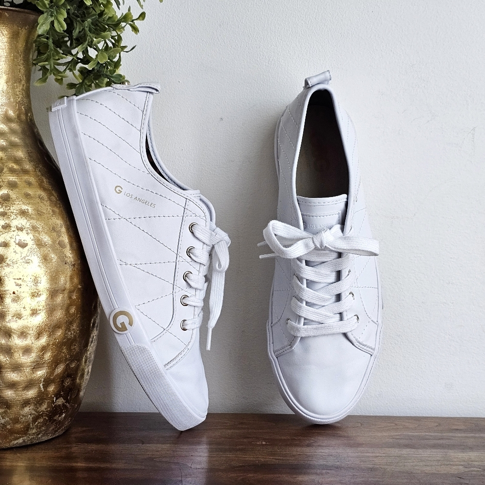 G By Guess Women's Orfin Faux-Leather Sneakers with Brand Accents Size 10 M - Picture 2 of 16